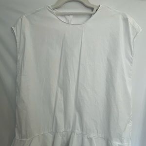 ZARA white flowy top